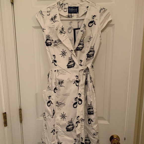 mermaid garden tie neck midi dress Garden Elegance Mermaid Dress– Teuta Matoshi